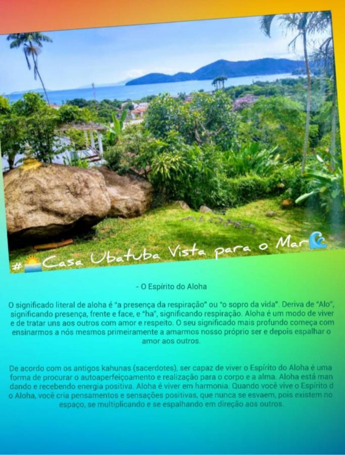 Casa Ubatuba Vista Para O Mar Extérieur photo